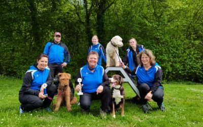 Wetterkapriolen können den Hundesportlern beim HSV Aichtal-Oberensingen nichts anhaben (06/2022)