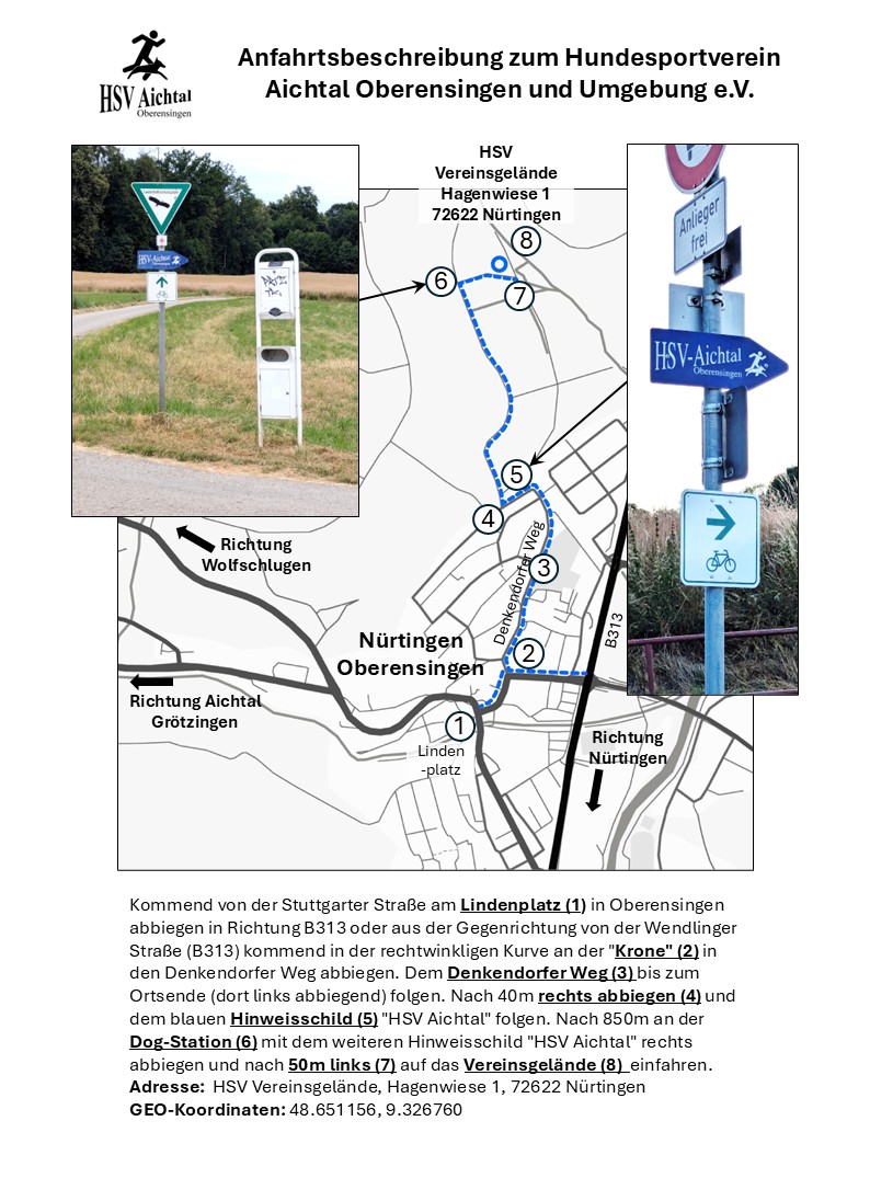 HSV Aichtal Anfahrtsbeschreibung V3