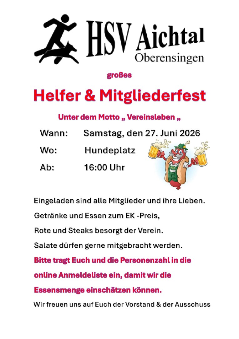 HSV Mitgliederfest